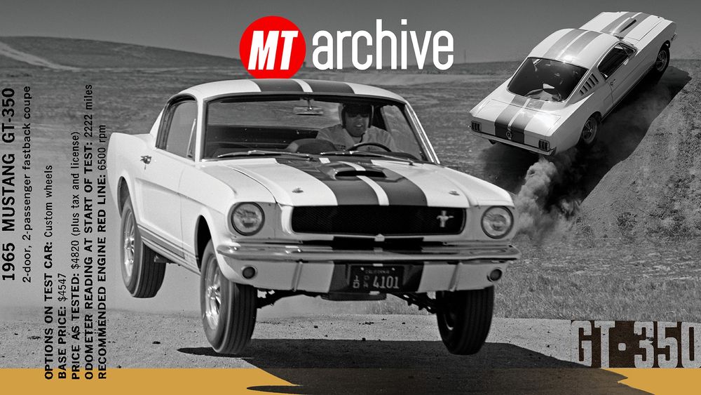 ... and you get a '65 Ford Mustang GT-350.