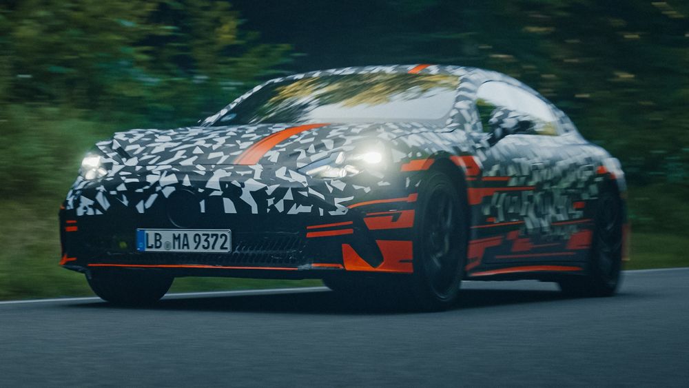 The GT 4-Door's successor was designed to sound and feel like an AMG even though it is electric.